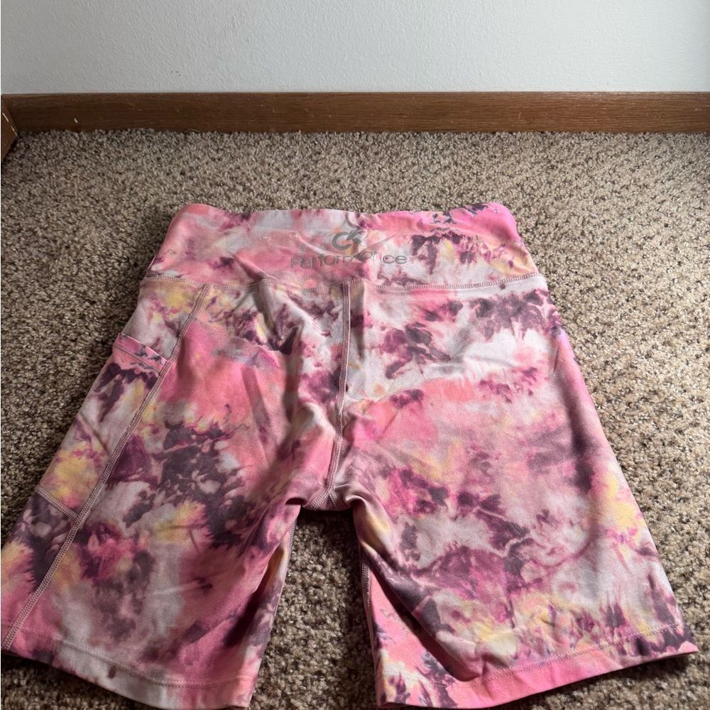 Calvin Klein Performance Tie-Dye Athletic Shorts